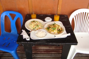Breakfast in Koh Phangan, Thailand, 2013. My kind of food!
